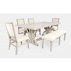 Fairview Dining Room Set w/ Bench (Ash)