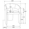 Brookmead Dining Room Set w/ Carlow Black Chairs