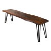 Neve Live Edge Dining Bench