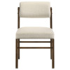 Hamlyn Walnut Dining Room Set w/ Kehoe Fabric Chairs