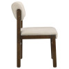 Hamlyn Walnut Dining Room Set w/ Kehoe Fabric Chairs