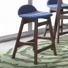 Space Savers Counter Height Stool (Blue) (Set of 2)