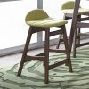 Space Savers Counter Height Stool (Green) (Set of 2)