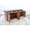 Boise Modern Square Dining Room Set w/ Doe Valley Ladderback Chairs