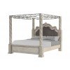 Coventry Canopy Bed (Grey)