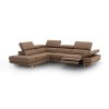Annalaise Power Reclining Left Chaise Sectional (Caramel)