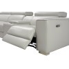 Salvador Power Reclining Sectional in Light Grey