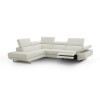 Annalaise Power Reclining Left Chaise Sectional (Snow White)