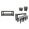 Urban Icon Occasional Table Set (Black)