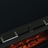 Urban Icon 32 Inch Fireplace w/ Logset in Black