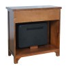 Urban Icon 32 Inch Fireplace w/ Logset in Merlot