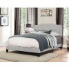 Nicole Upholstered Bed (Glacier Gray)