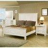 Sandy Beach Panel Bedroom Set (White)