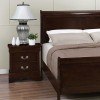 Louis Philippe Nightstand (Cappuccino)