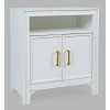 Gramercy Accent Table In Blanc