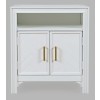 Gramercy Accent Table In Blanc