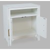 Gramercy Accent Table In Blanc