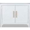 Gramercy 2 Door Accent Cabinet (Blanc)