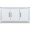 Gramercy 3 Door Accent Cabinet (Blanc)
