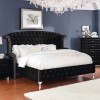 Deanna Upholstered Bed (Black)