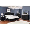 Deanna Upholstered Bedroom Set (Black)
