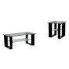 Modena Occasional Table Set (Black)