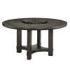 Jeffries Round Dining Table w/ Lazy Susan