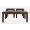 Eros 3-Piece Occasional Table Set (Brushed Chestnut)
