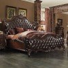 Versailles Upholstered Bed (Cherry Oak)