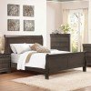 Mayville Sleigh Bed (Stained Grey)