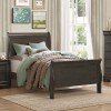 Mayville Youth Sleigh Bed (Stained Grey)