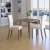 Eastern Tides Drop Leaf Dining Room Set w/ Upholstered Chairs