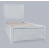 Maxton Youth Panel Bed (Ivory)