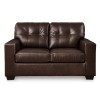 Santorine Dark Brown Living Room Set
