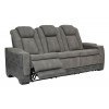 Next-Gen DuraPella Slate Power Reclining Sofa