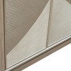 Dahlia Champagne Silver Accent Console