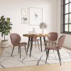 Prelude Round Dining Room Set (Suede)
