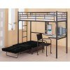 Workstation Loft Bed w/ Convertible Chair