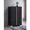 Marceline Panel Bedroom Set (Black)