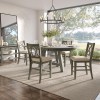 Telluride Round Counter Height Dining Set (Driftwood)