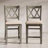 Telluride Counter Height Chair (Driftwood) (Set of 2)