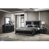 Ravenne Velvet Upholstered LED Panel Bedroom Set