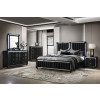Ravenne Velvet Upholstered LED Panel Bedroom Set