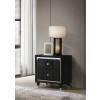 Ravenne Velvet Upholstered LED Panel Bed