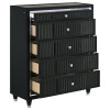 Ravenne Velvet Upholstered LED Chest