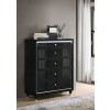 Ravenne Velvet Upholstered LED Chest