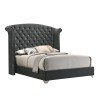 Melody Upholstered Bed (Grey)