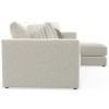 Ritzy Bone 3-Piece Right Chaise Sectional