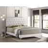 Kendall White Upholstered Bed
