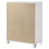 Sonya Upholstered Bedroom Set w/ Marmore Case Goods